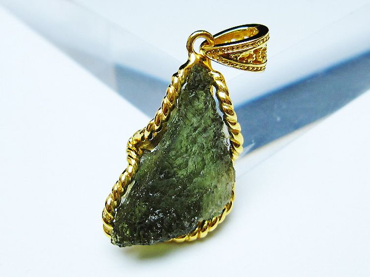 モルダバイト ペンダント [T525-2266] 2枚目