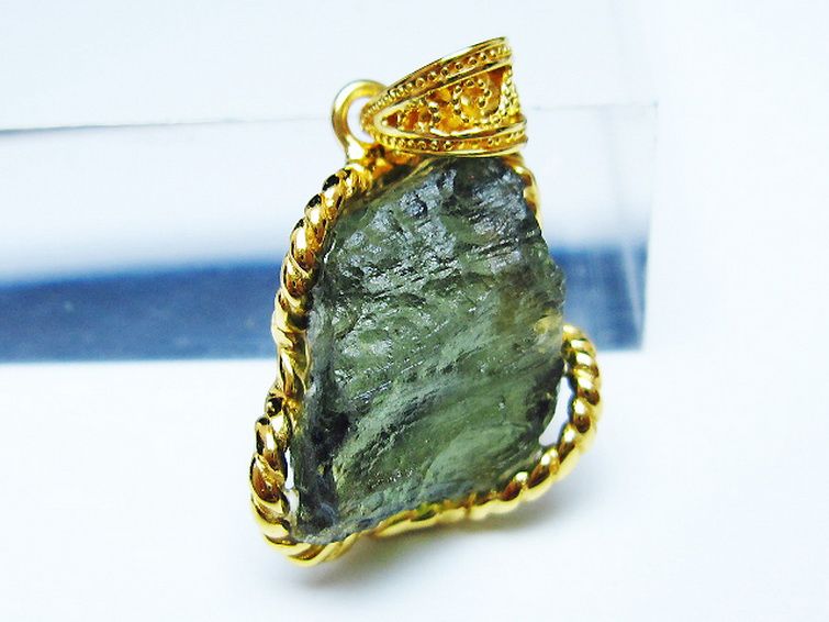 モルダバイト ペンダント [T525-2275] 2枚目