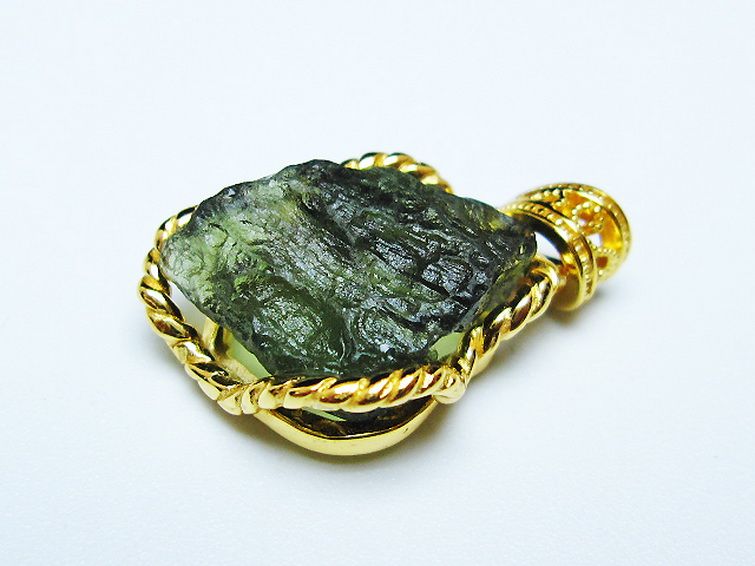 モルダバイト ペンダント [T525-2275] 3枚目