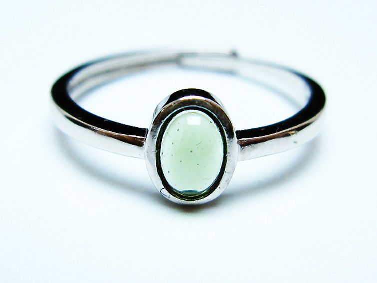 モルダバイト 指輪 (18号) [t526-1347] 1枚目