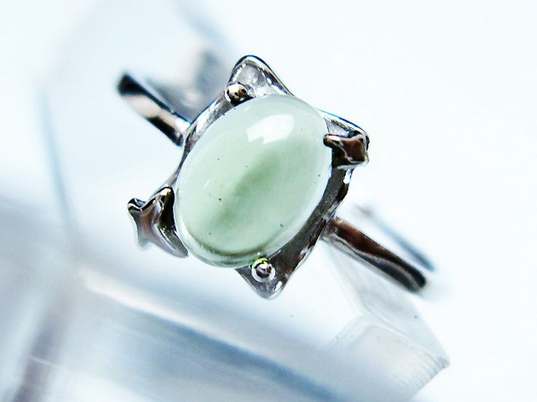 モルダバイト 指輪 (14号) [t526-1433] 2枚目