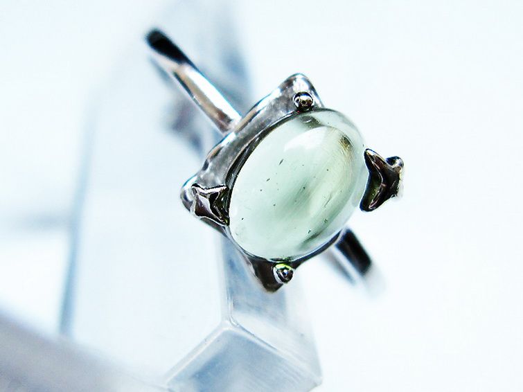 モルダバイト 指輪 (13号) [t526-1435] 2枚目