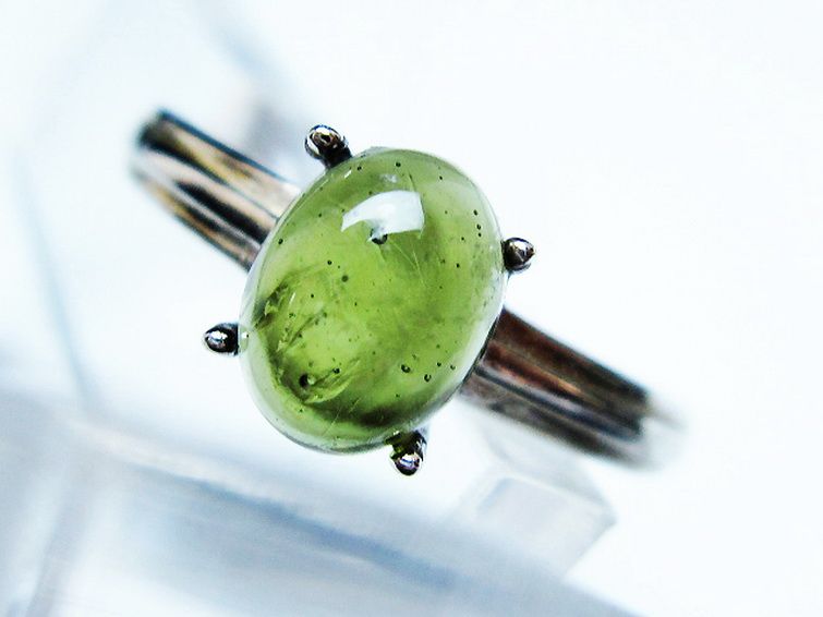 モルダバイト 指輪 (20号) [t526-1453] 2枚目