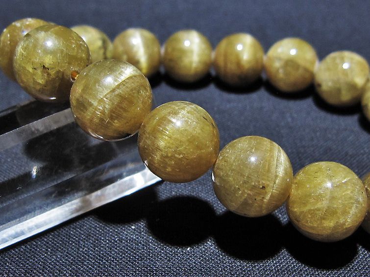 キャッツアイゴールデンアパタイト ブレスレット 12mm [t527-3051] 2枚目