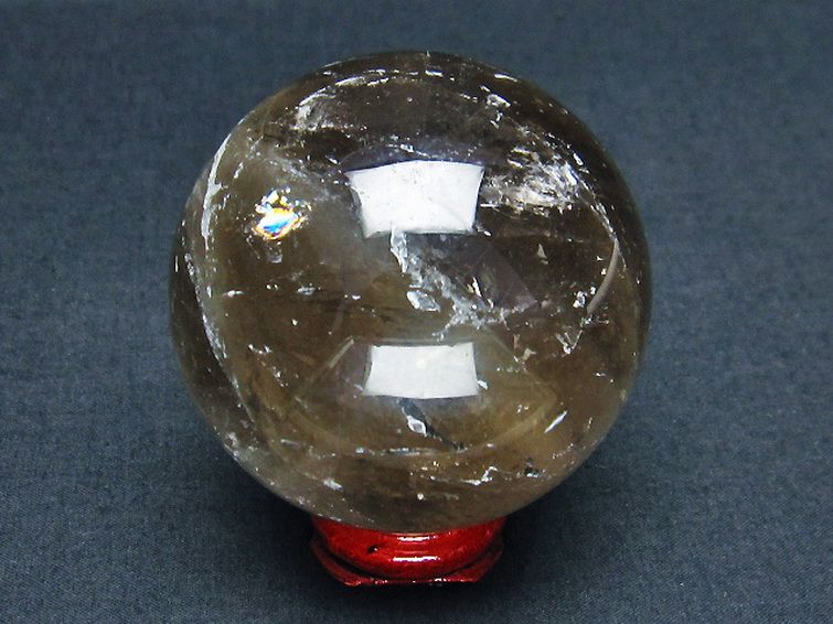 ライトニング水晶 丸玉 56mm [T529-5443] 3枚目