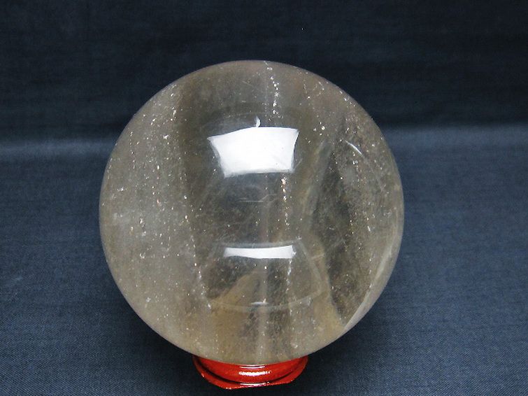 ライトニング水晶 丸玉 82mm [T529-5646] 3枚目