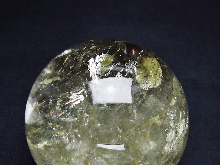 シトリン水晶 丸玉 54mm [t529-5751] 2枚目