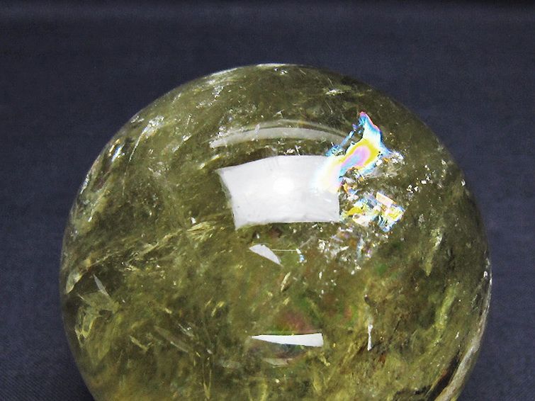 デンドリティック シトリン水晶 丸玉 64mm [t529-5763] 2枚目