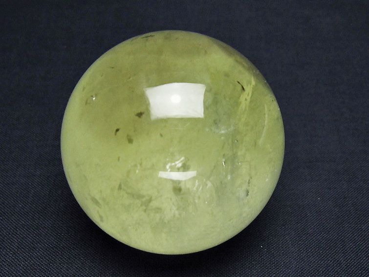 シトリン水晶 丸玉 49mm [T529-6019] 1枚目