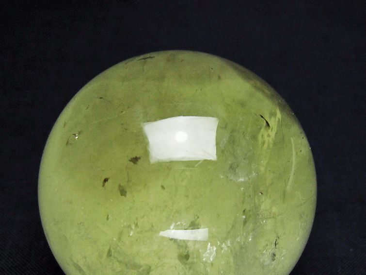 シトリン水晶 丸玉 49mm [T529-6019] 2枚目