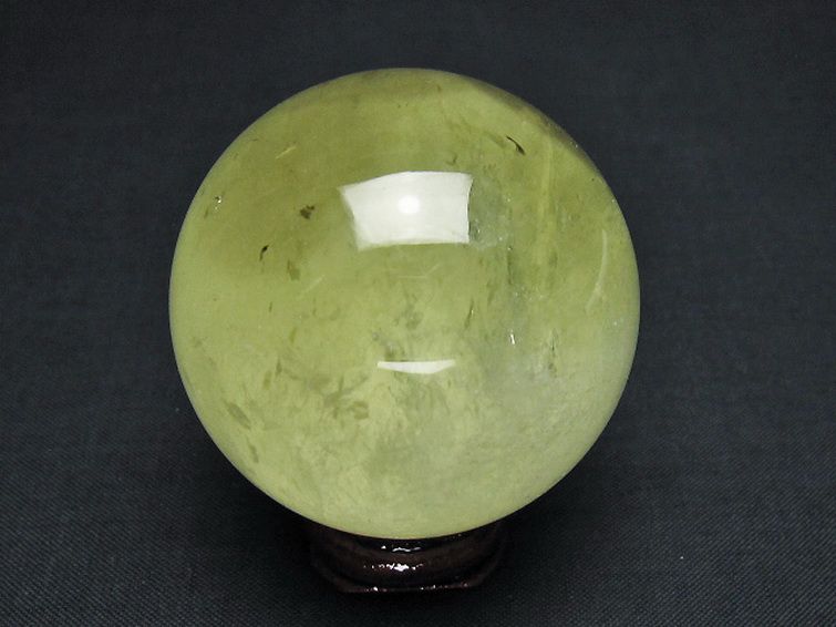 シトリン水晶 丸玉 49mm [T529-6019] 3枚目