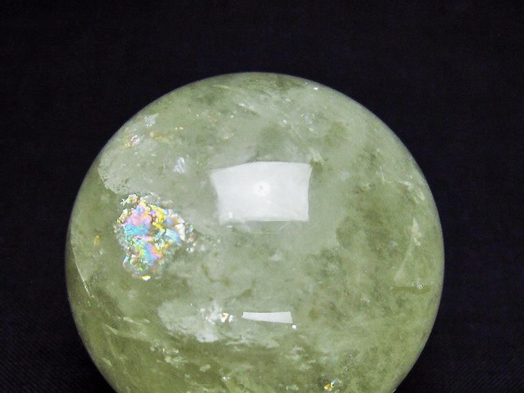 シトリン水晶 丸玉 46mm [t529-6067]