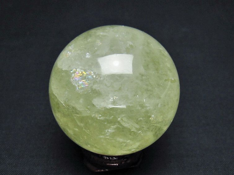 シトリン水晶 丸玉 46mm [t529-6067] 3枚目