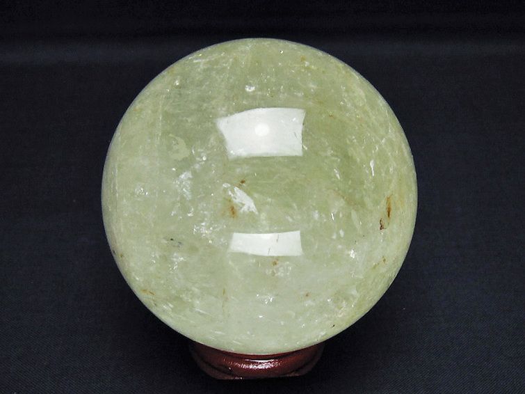 シトリン水晶 丸玉 70mm [T529-6134] 3枚目