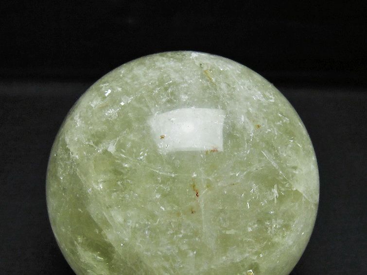 1.1Kg シトリン水晶 丸玉 90mm [t529-6225]