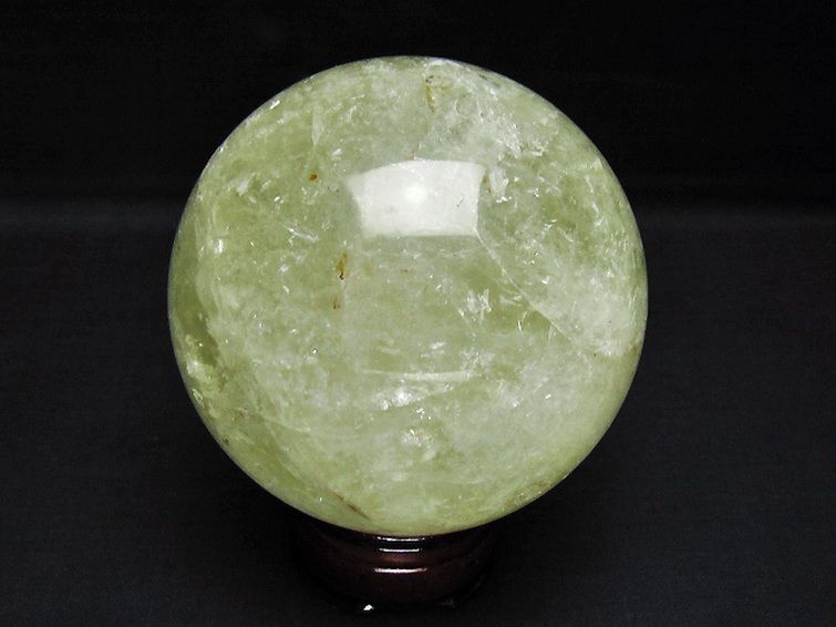 1.1Kg シトリン水晶 丸玉 90mm [t529-6225]