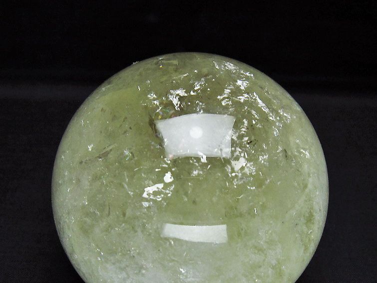 シトリン水晶 丸玉 87mm [t529-6226] 2枚目