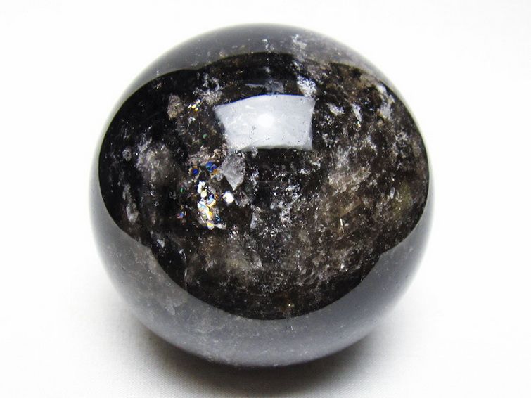 ライトニング水晶 丸玉 82mm [t529-6328] 1枚目