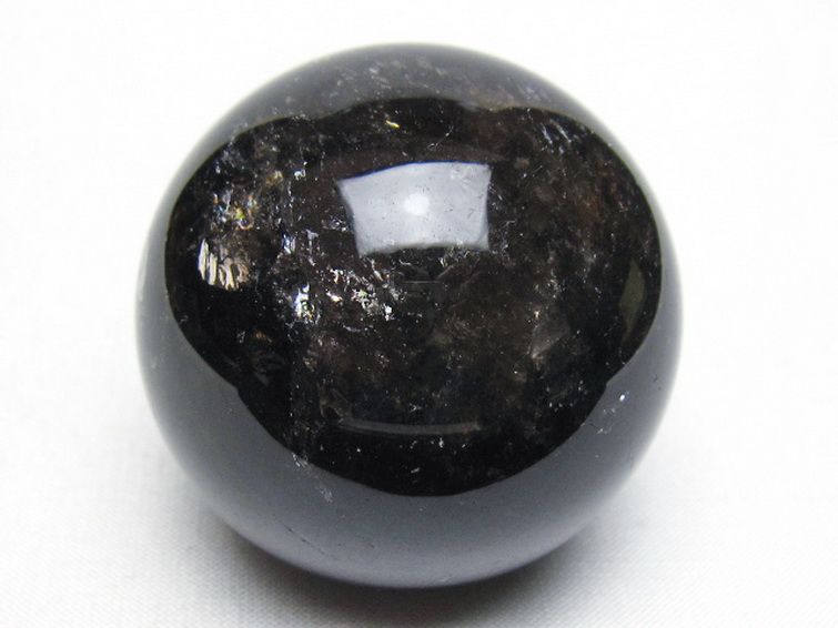 ライトニング水晶 丸玉 52mm [t529-6354] 1枚目