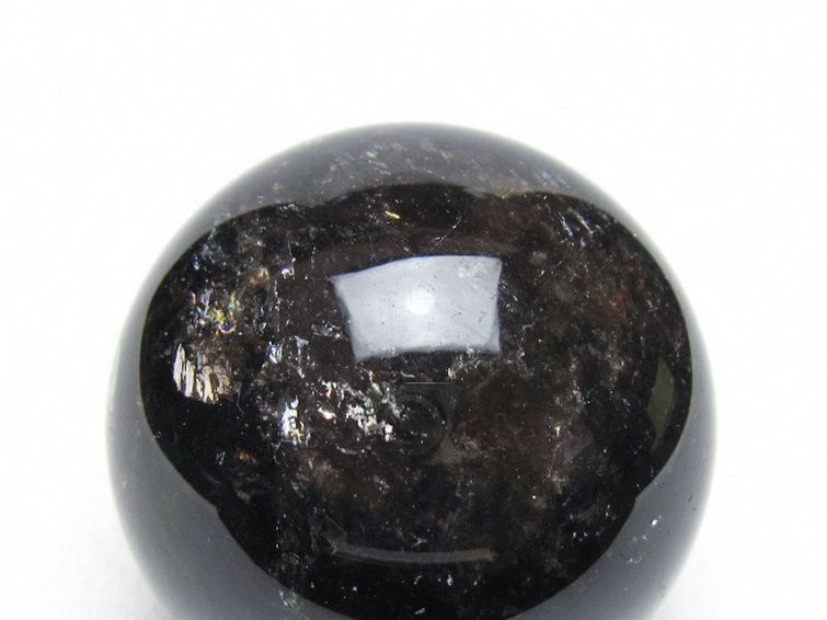 ライトニング水晶 丸玉 52mm [t529-6354] 2枚目