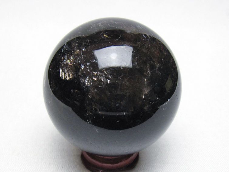 ライトニング水晶 丸玉 52mm [t529-6354] 3枚目