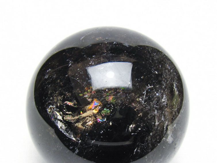 ライトニング水晶 丸玉 54mm [t529-6356] 2枚目
