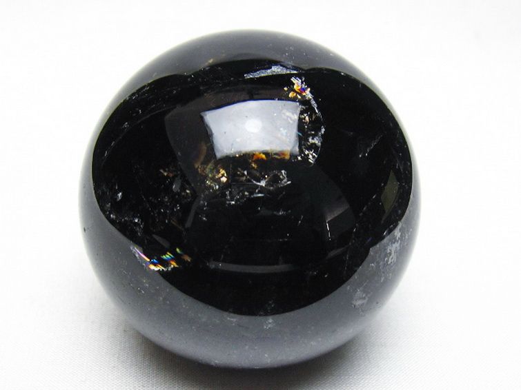ライトニング水晶 丸玉 68mm [t529-6376] 1枚目