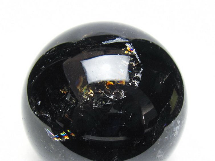 ライトニング水晶 丸玉 68mm [t529-6376] 2枚目