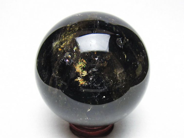 ライトニング水晶 丸玉 78mm [t529-6380] 3枚目
