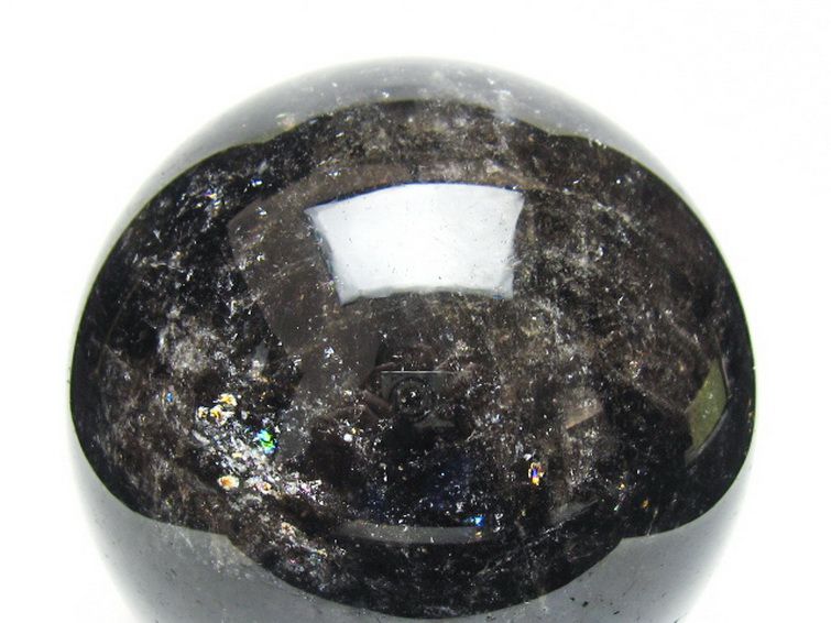 2.1Kg ライトニング水晶 丸玉 117mm [t529-6410] 2枚目