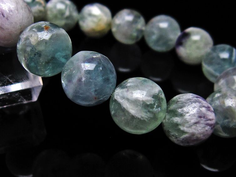 エンジェルフェザー フローライト ブレスレット 12mm [T53-4301] 3枚目