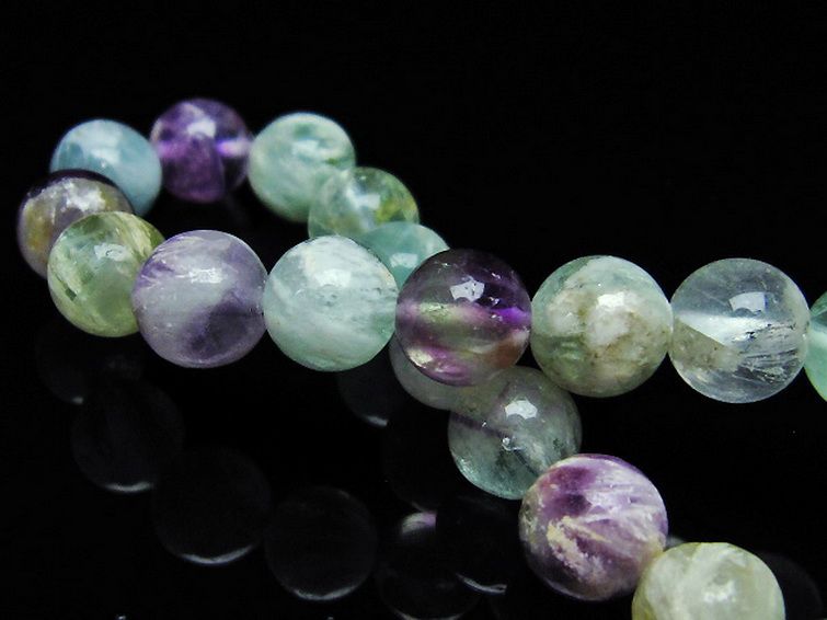 エンジェルフェザー フローライト ブレスレット 9mm [t53-4433] 2枚目