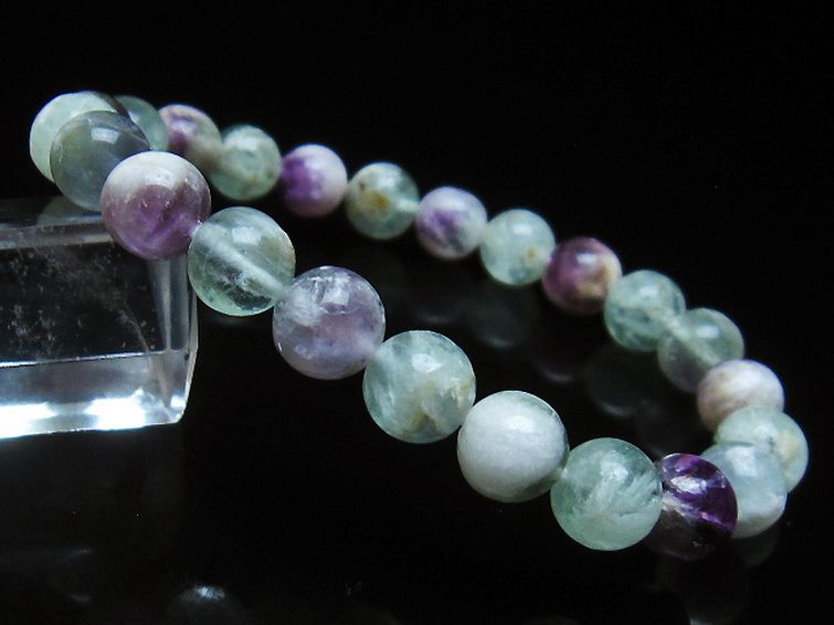 エンジェルフェザー フローライト ブレスレット 8mm [t53-4783] 1枚目