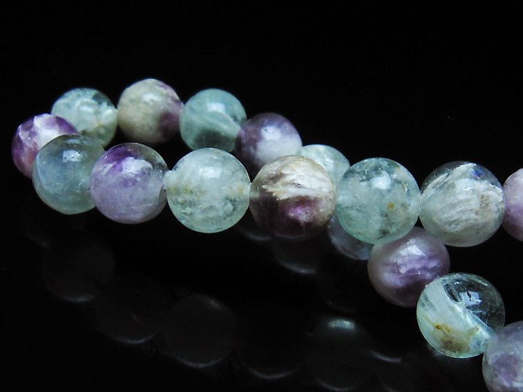 エンジェルフェザー フローライト ブレスレット 8mm [t53-4783] 2枚目