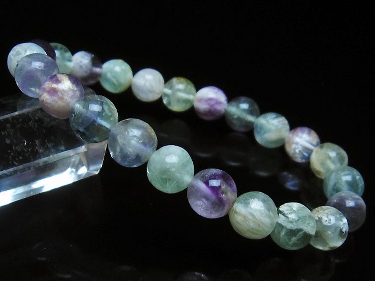 エンジェルフェザー フローライト ブレスレット 8mm [T53-4785] 1枚目