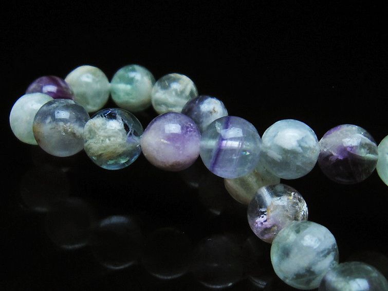 エンジェルフェザー フローライト ブレスレット 8mm [T53-4785] 2枚目