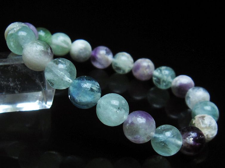 エンジェルフェザー フローライト ブレスレット 9mm [t53-4804] 1枚目