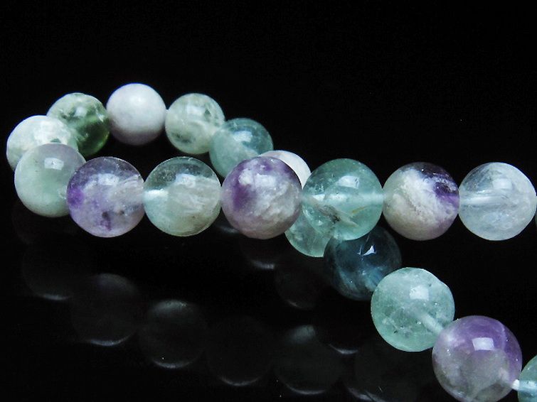 エンジェルフェザー フローライト ブレスレット 9mm [t53-4804] 2枚目