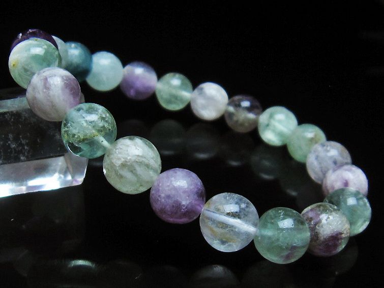 エンジェルフェザー フローライト ブレスレット 9mm [T53-4813] 1枚目