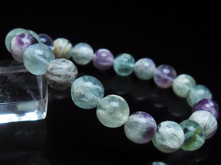 エンジェルフェザー フローライト ブレスレット 9mm [t53-4814] 1枚目