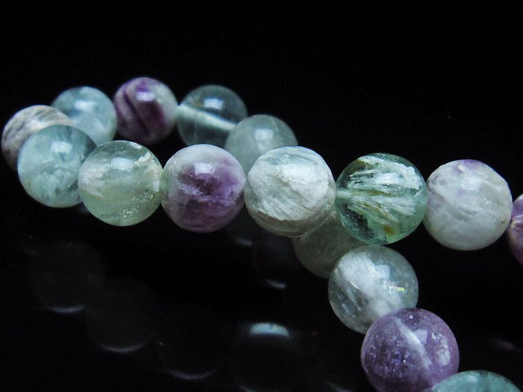 エンジェルフェザー フローライト ブレスレット 9mm [t53-4814] 2枚目