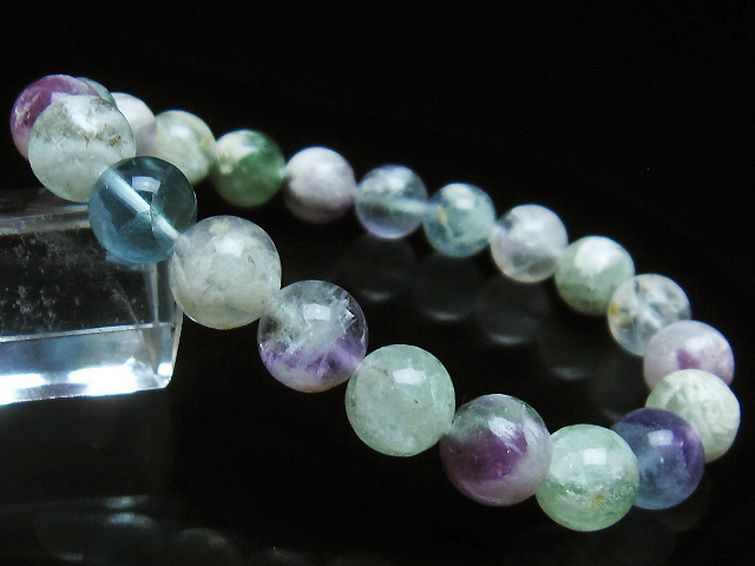 エンジェルフェザー フローライト ブレスレット 9mm [T53-4819] 1枚目