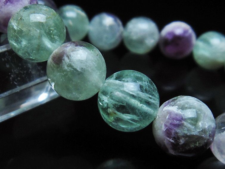 エンジェルフェザー フローライト ブレスレット 12mm [T53-4847] 3枚目