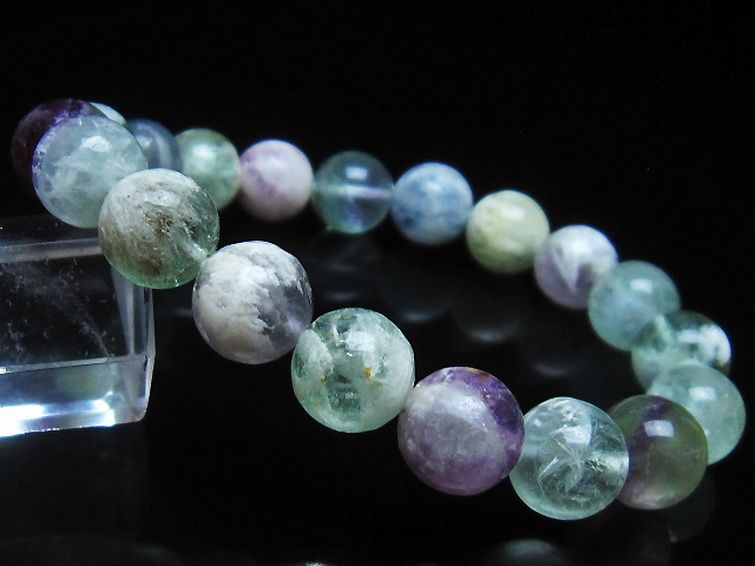 エンジェルフェザー フローライト ブレスレット 10mm [t53-4873] 1枚目