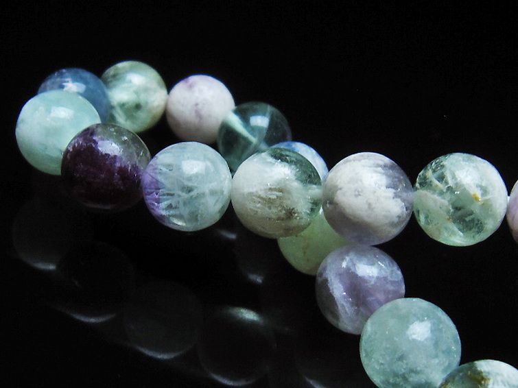 エンジェルフェザー フローライト ブレスレット 10mm [t53-4873] 2枚目