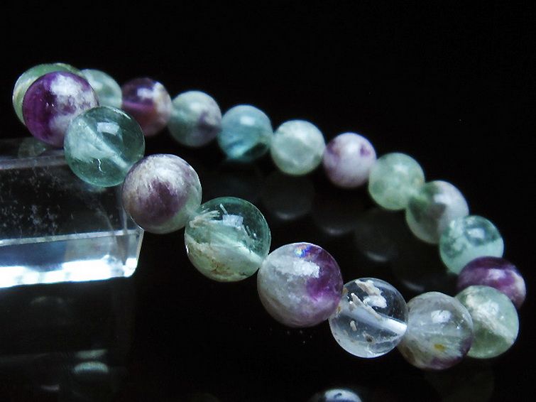 エンジェルフェザー フローライト ブレスレット 9mm [t53-4900] 1枚目