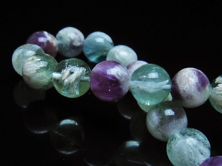 エンジェルフェザー フローライト ブレスレット 9mm [t53-4900] 2枚目