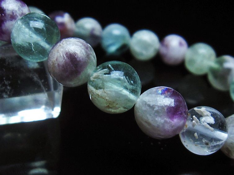 エンジェルフェザー フローライト ブレスレット 9mm [t53-4900] 3枚目