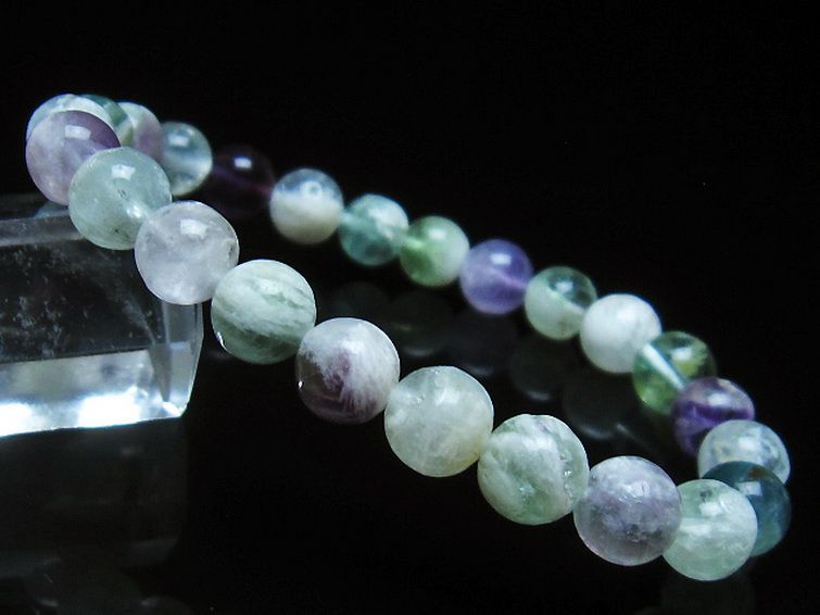 エンジェルフェザー フローライト ブレスレット 7mm [T53-4912] 1枚目