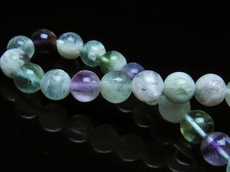 エンジェルフェザー フローライト ブレスレット 7mm [T53-4912] 2枚目